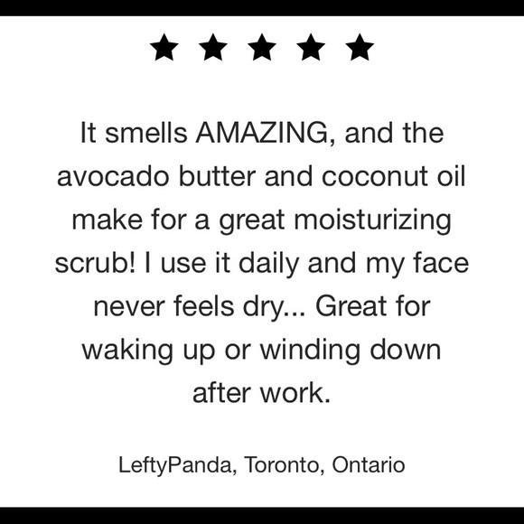 LIME AND AVOCADO ORGANIC SEA SALT FACE SCRUB 4oz (Lush Recipe) - Picture 5 of 5